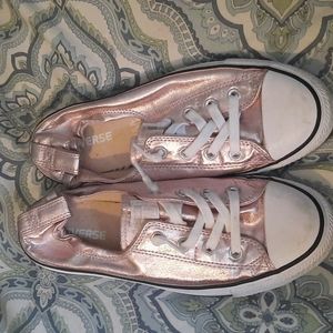 Rose Gold Converse Womens 9.5
